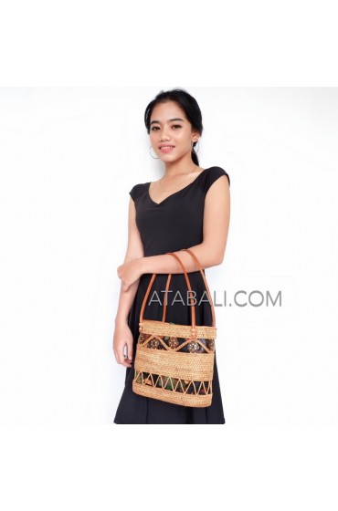 Ata rattan handwoven bag full handmade